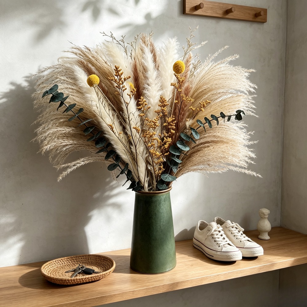 ช่อดอกไม้แห้ง, ช่อดอกไม้แห้งตก - Dried Flower Bunch บทวิจารณ์และราคา