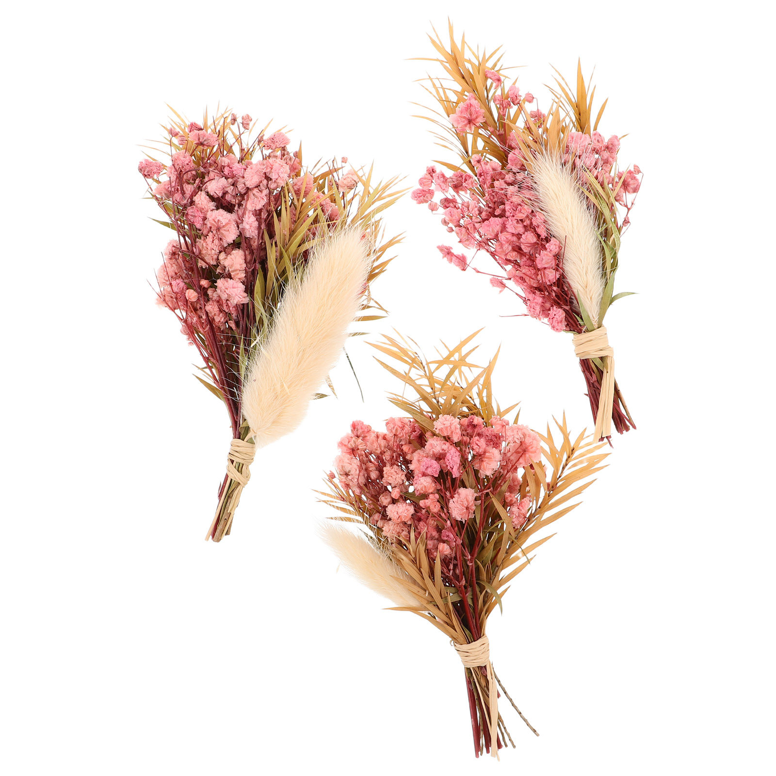 ช่อดอกไม้แห้งขนาดเล็ก 3 ชิ้น ช - Dried Flower Bunch บทวิจารณ์และราคา