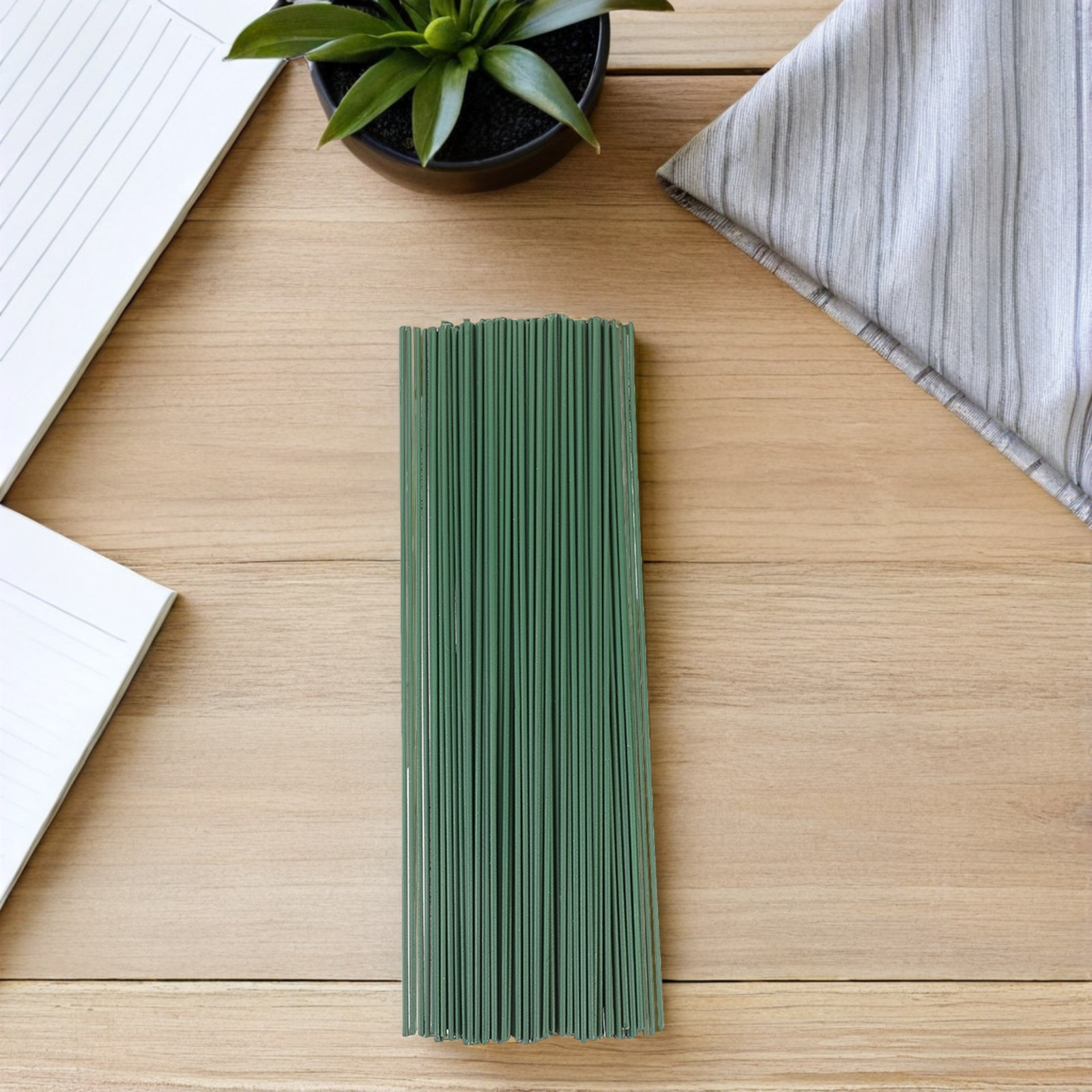 ลวดเหล็กสีเขียวสำหรับจัดดอกไม้ - Wire Stem Florist บทวิจารณ์และราคา
