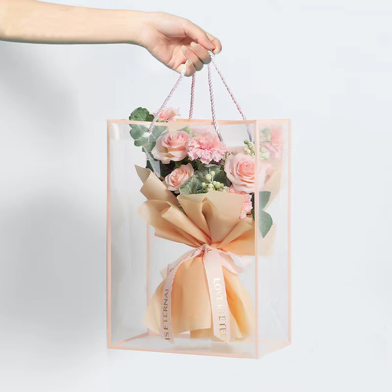 Transparent Tote Bag Flower Bo - Longs Florist Supply บทวิจารณ์และราคา
