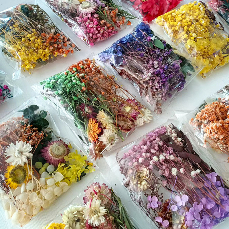 ชุดดอกไม้แห้งหลากหลายชนิด 1 แพ - Dried Flower Bunch บทวิจารณ์และราคา